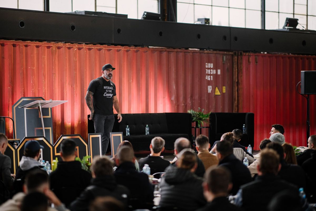 A conference audience at an event delivered by GD Events Group